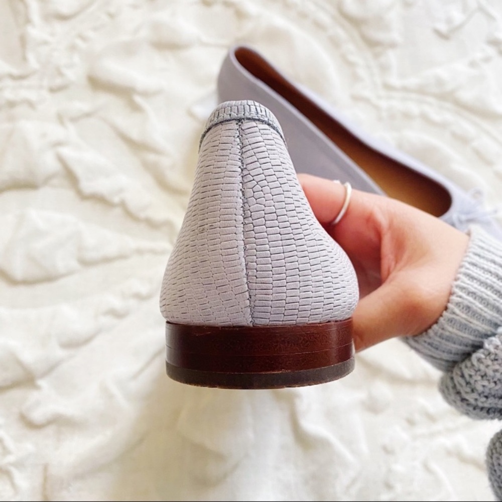 Madewell Light Gray Textured Ballet Flats - Picture 5 of 6
